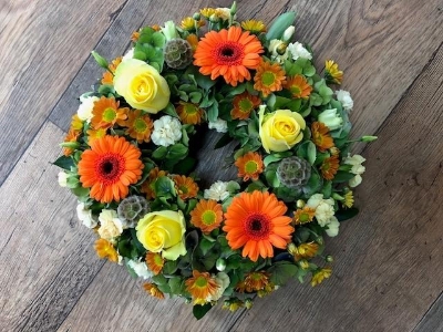 Lemon and Orange Wreath