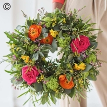 Classic spring wreath