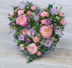 Cottage garden heart