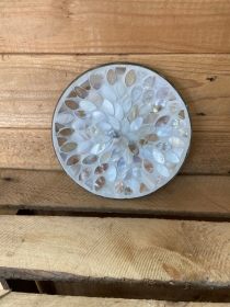 Mother of Pearl plate and wax warmer
