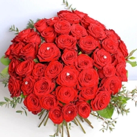 Unforgettable 50 Red Rose Bouquet