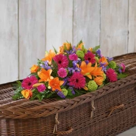 Vibrant Casket Spray